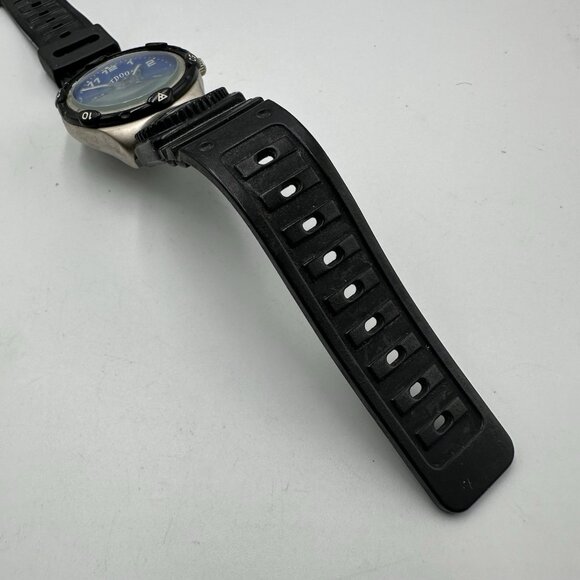 Field & Stream Watch Men Silver Tone Blue Dial Black Band New Battery 9” - Picture 6 of 16